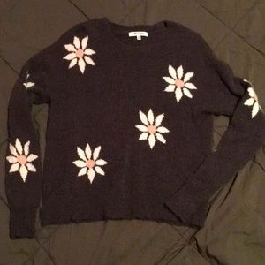Cozy Madewell floral sweater